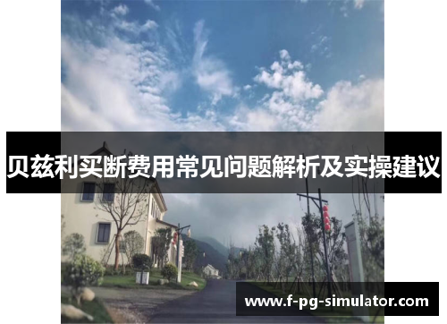 贝兹利买断费用常见问题解析及实操建议 贝兹利买断费用常见问题解析及实操建议